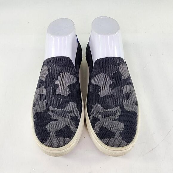 Rothy's The Original Slip On Sneaker US 7.5 Grey Camo Casual Flat Shoes - Picture 5 of 11